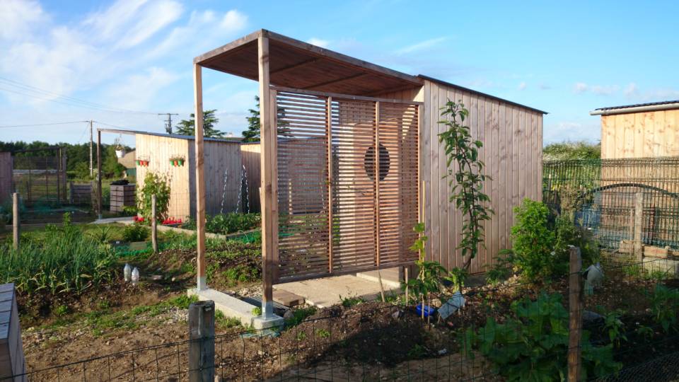 Cabane bois des anses pour commune